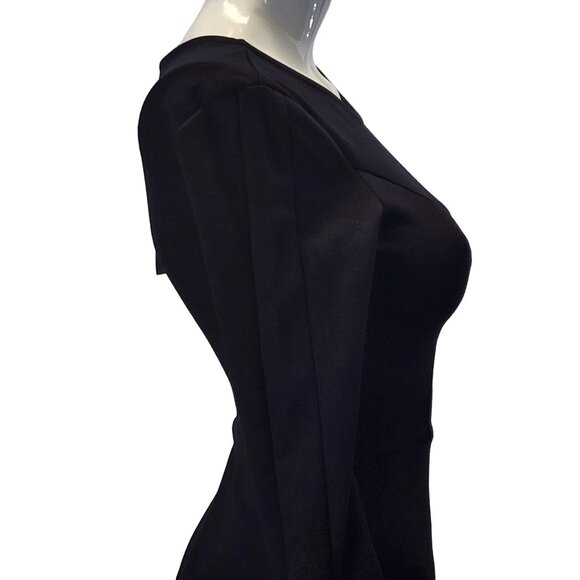 Unique Vintage Black Bodycon Dress XS NWT - Picture 5 of 16